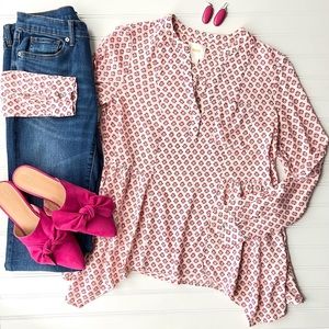 Maeve Victorian Floral Top | size 2